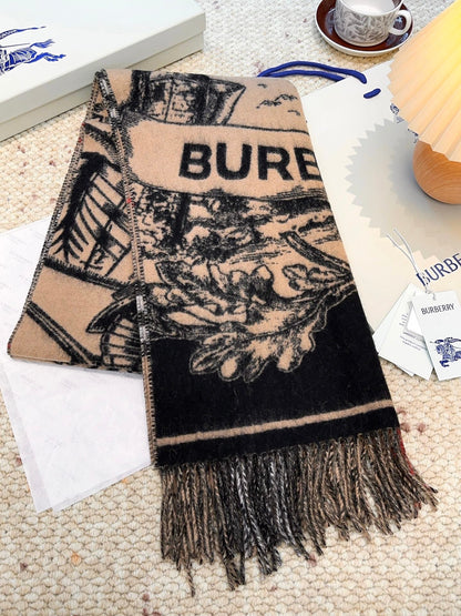 Bur War Horse Knight Reversible Shawl