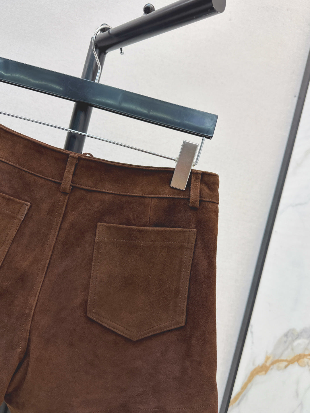 Saint New suede short