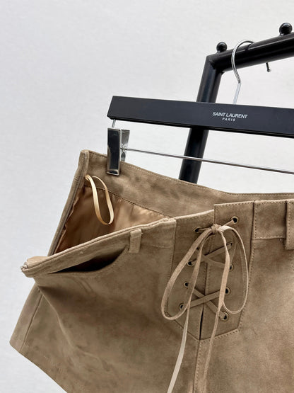 Saint New suede short