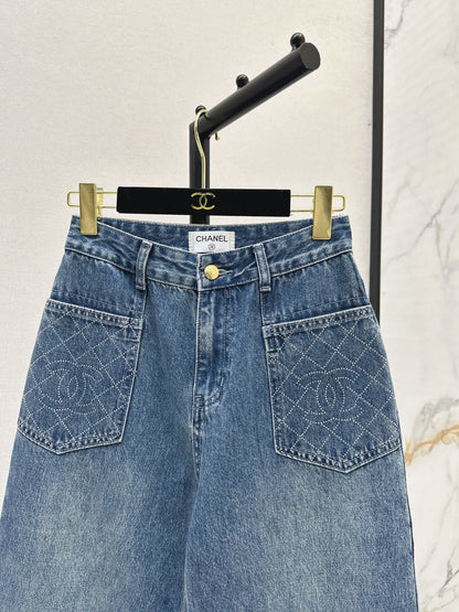 Chan New Rhinestone jeans
