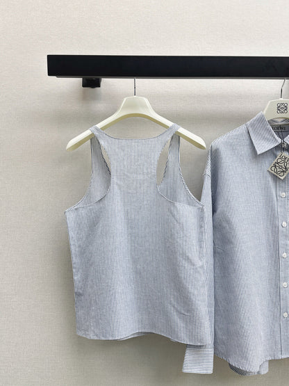 Loe New Striped vest + shirt
