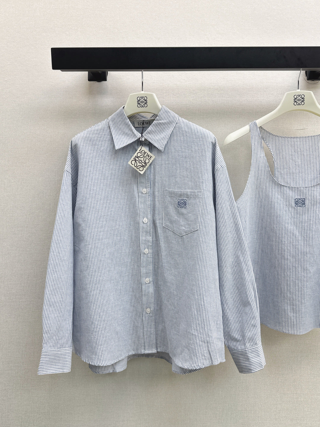 Loe New Striped vest + shirt