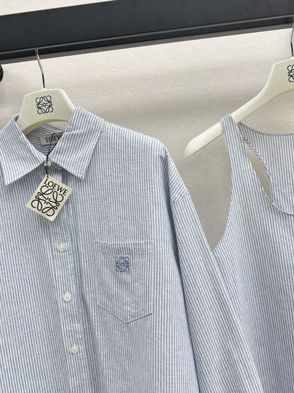 Loe New Striped vest + shirt