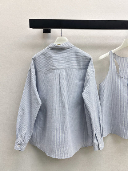 Loe New Striped vest + shirt