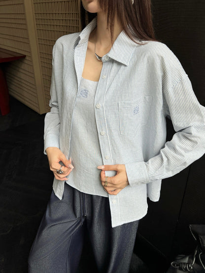 Loe New Striped vest + shirt