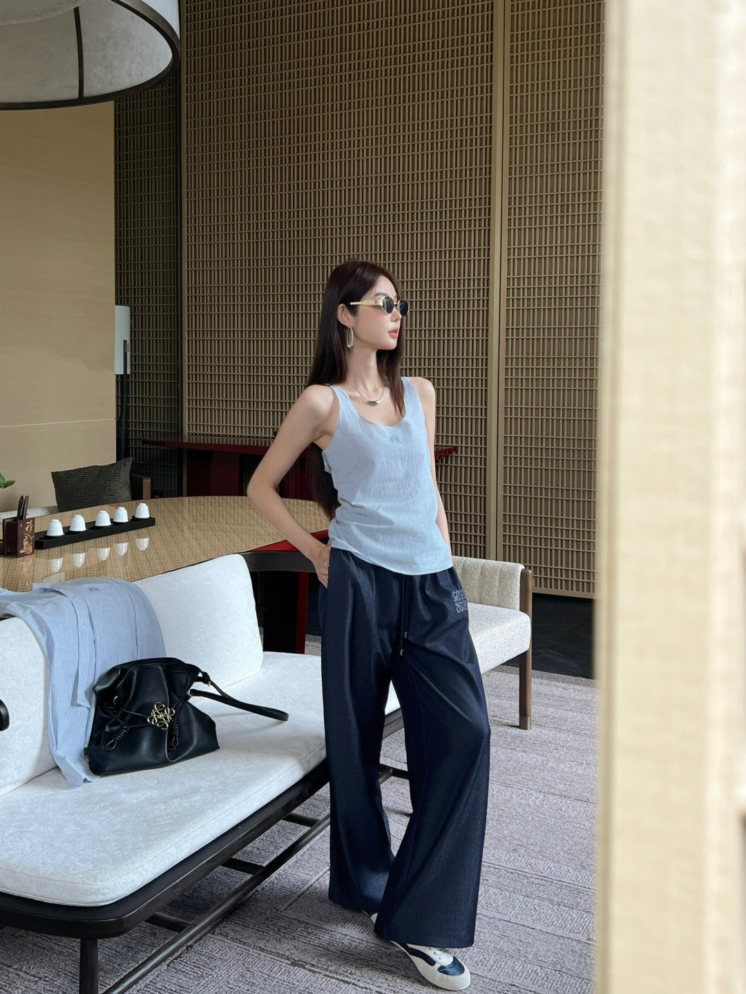 Loe New Striped vest + shirt