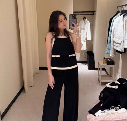 Chan New Contrast color suspenders