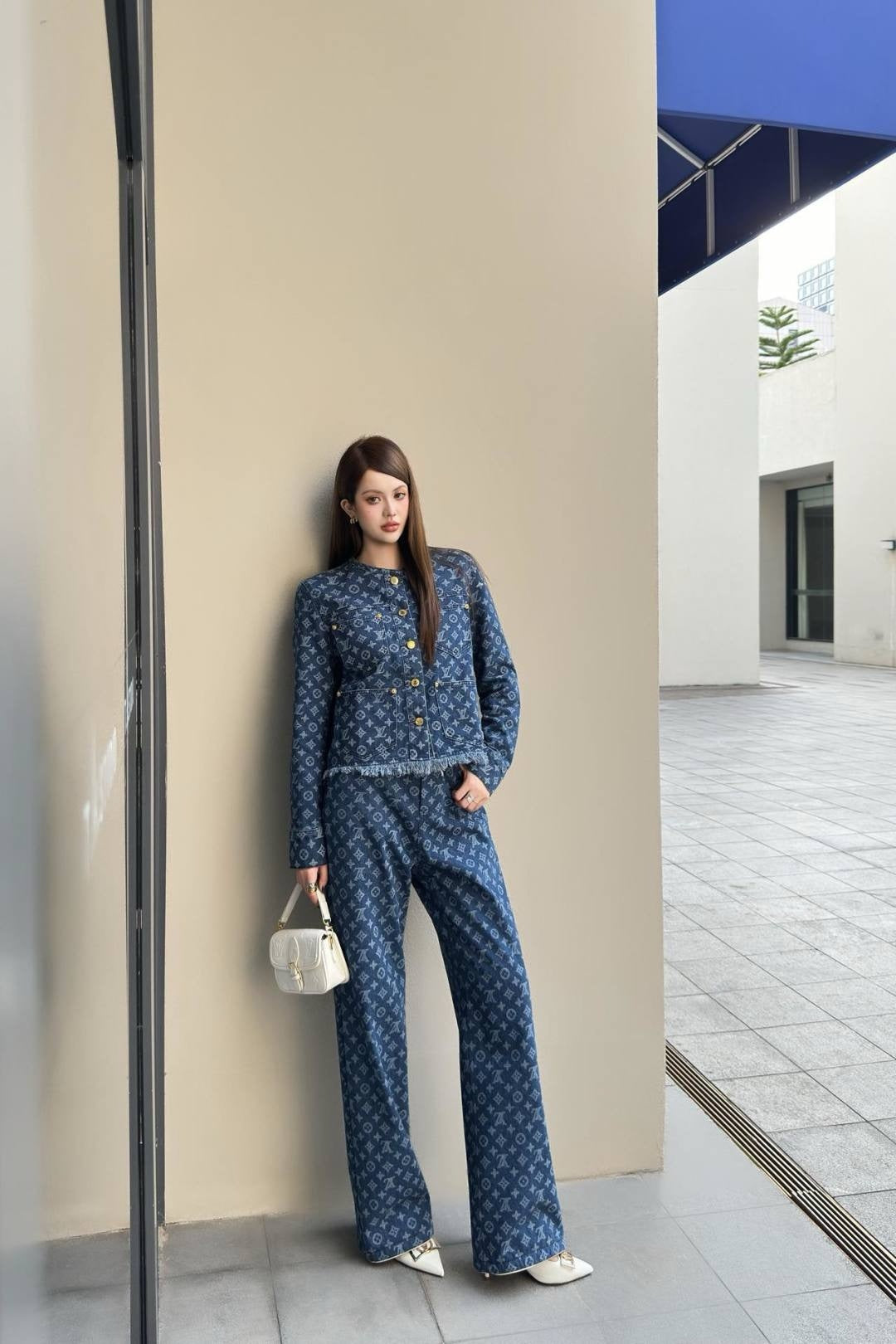 Louis New jacquard jeans