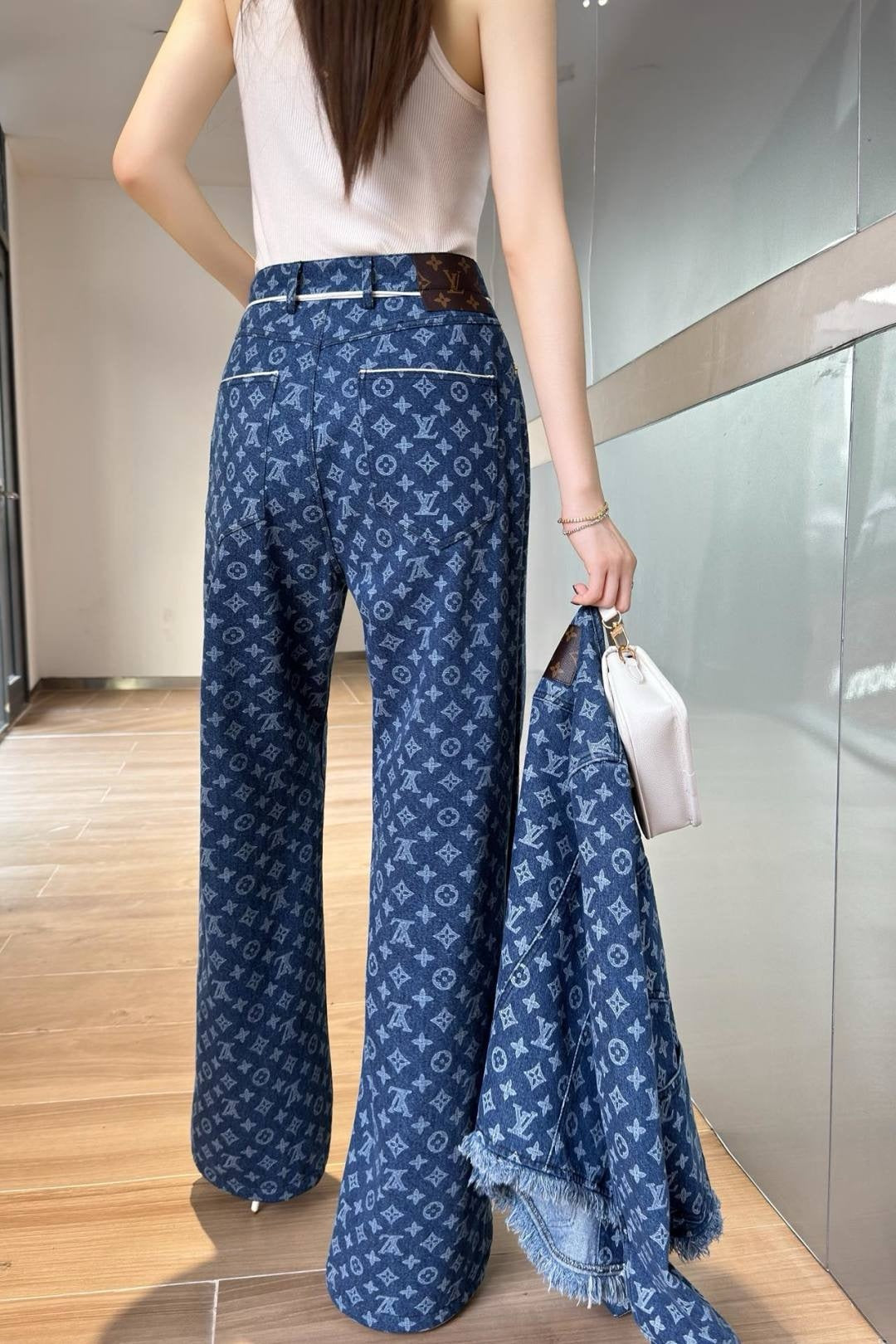 Louis New jacquard jeans