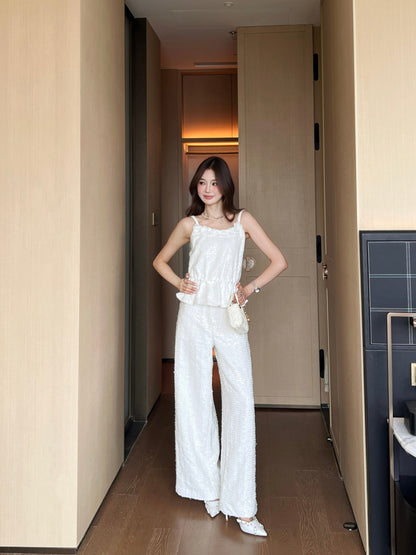 Chan New woven pants