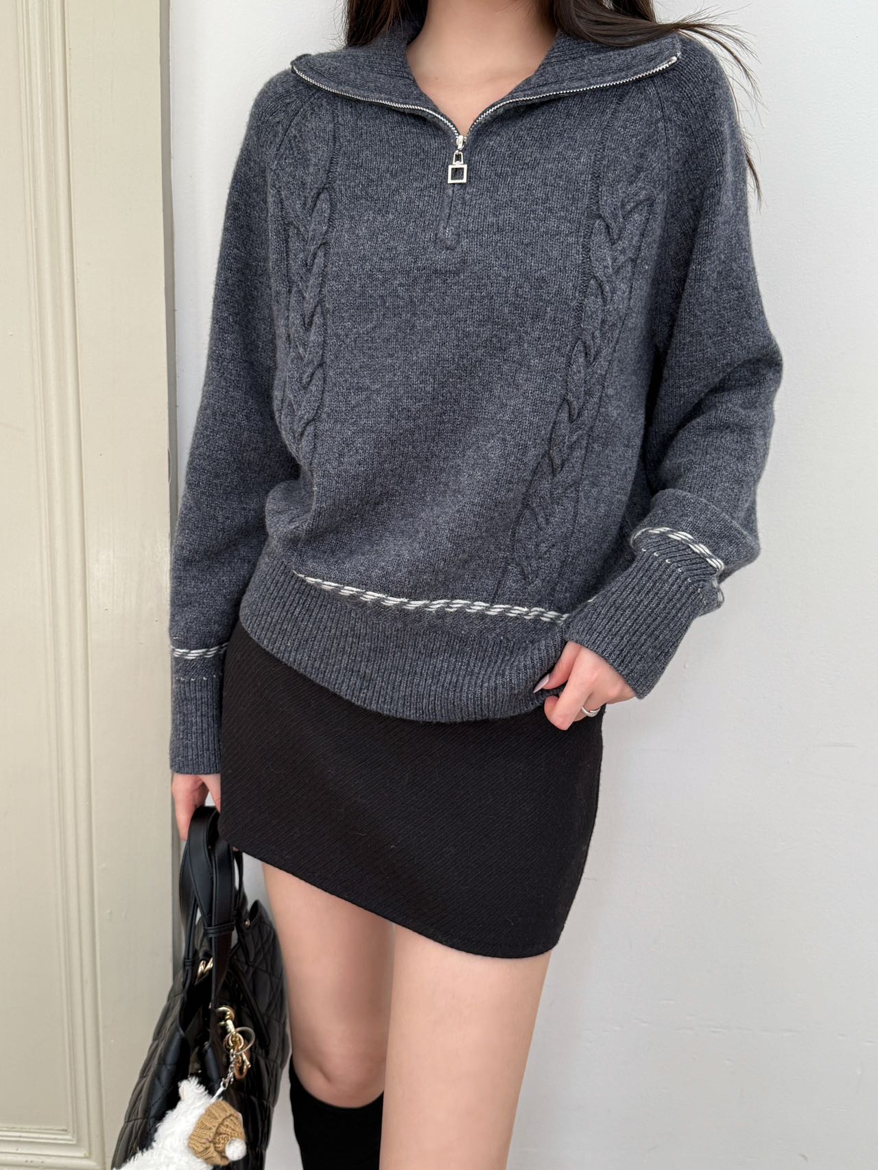 Loro NEW zipper sweater