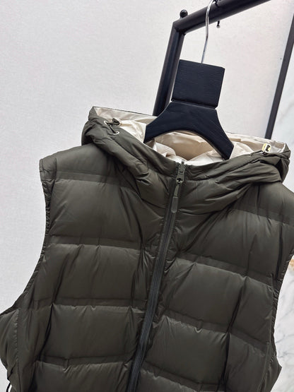 Max NEW Reversible hooded down vest