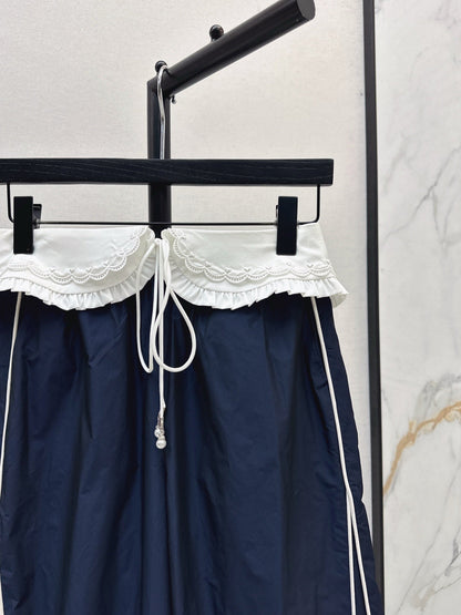 25Ss NEW Ruffled pants