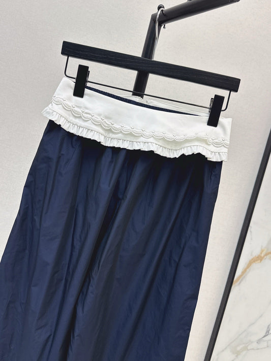 25Ss NEW Ruffled pants