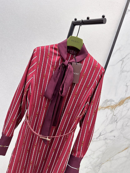 Guc NEW Belted dress