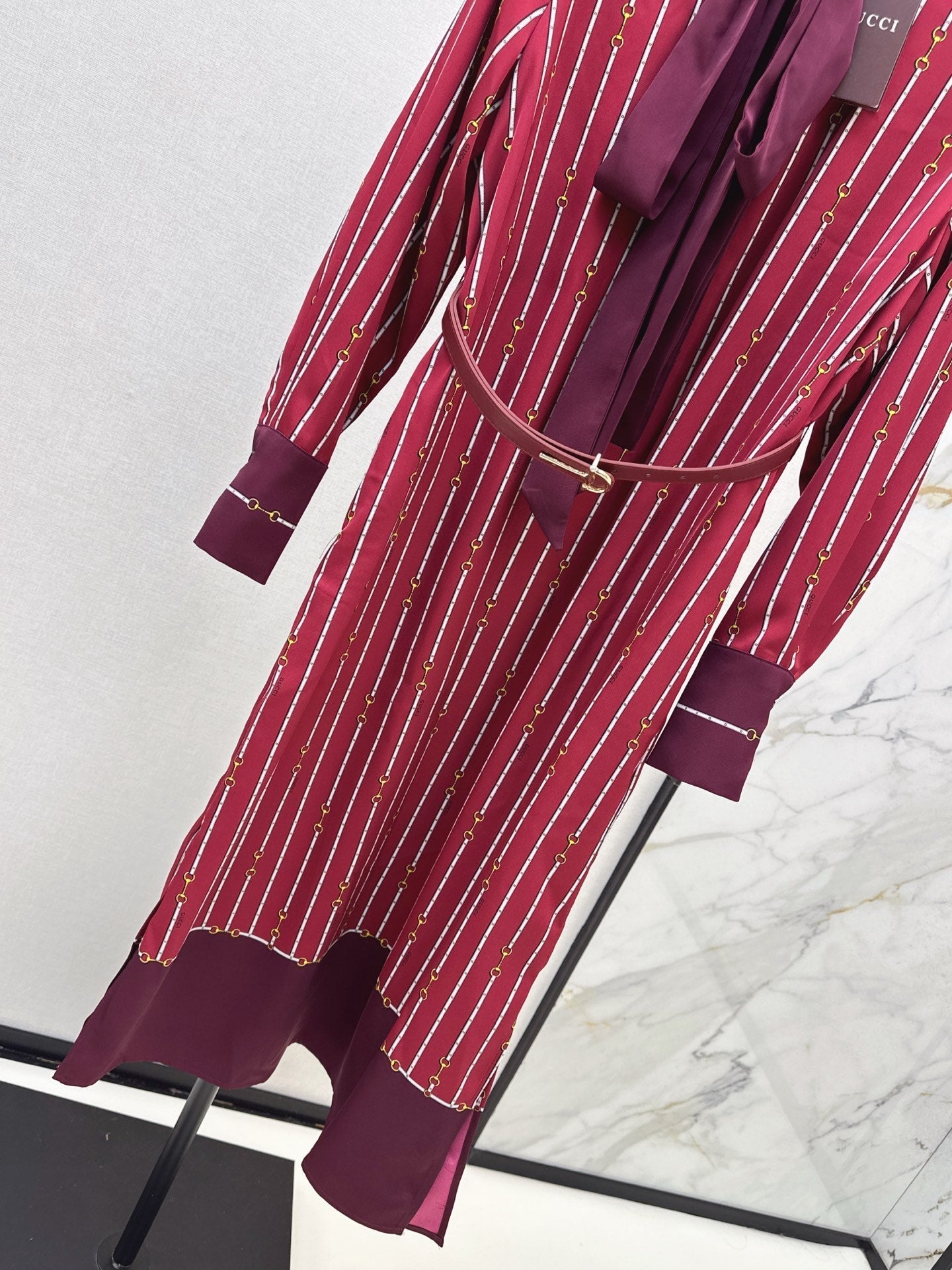 Guc NEW Belted dress