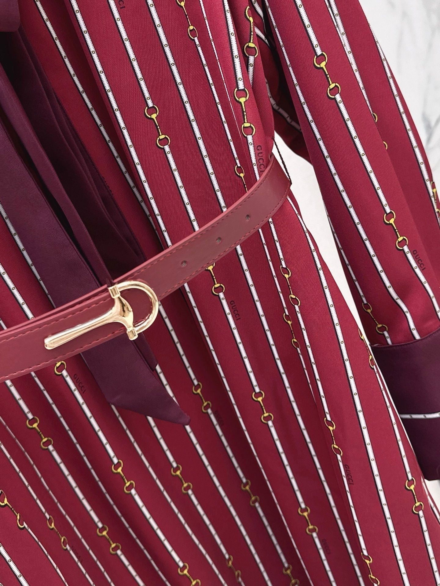 Guc NEW Belted dress