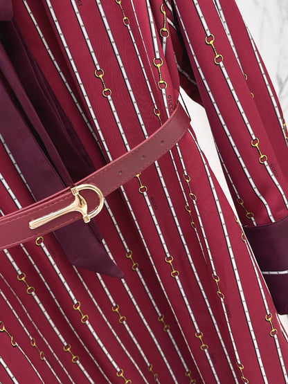 Guc NEW Belted dress