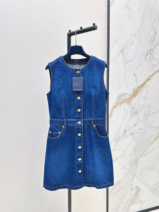 Louis NEW Sleeveless denim dress