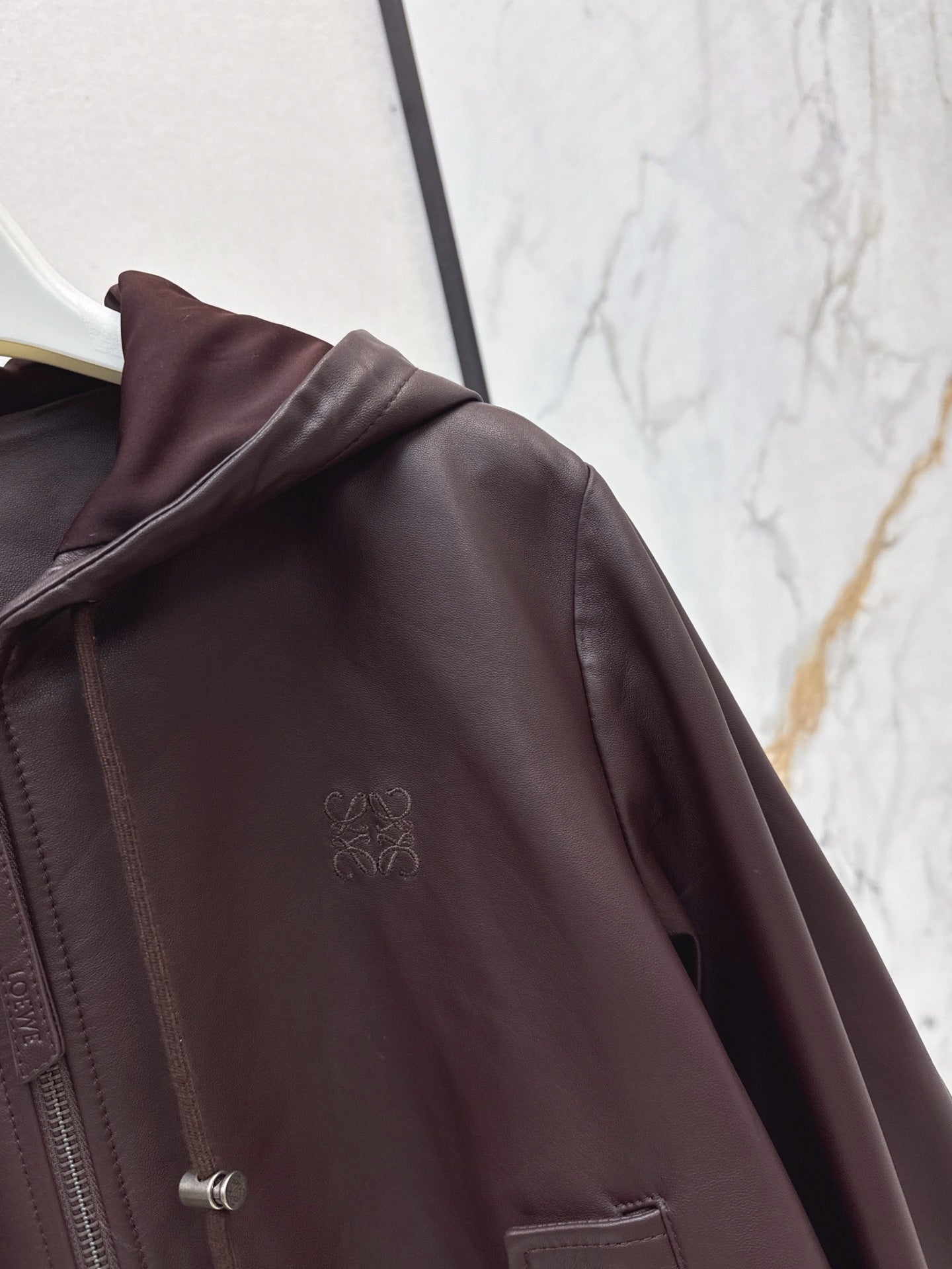 Loe NEW Sheepskin hooded jacket