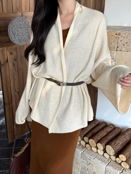 Herm NEW Wool Yarn Cardigan