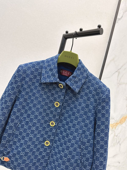 CD NEW jacquard denim jacket