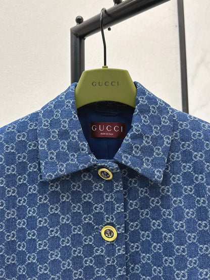 CD NEW jacquard denim jacket