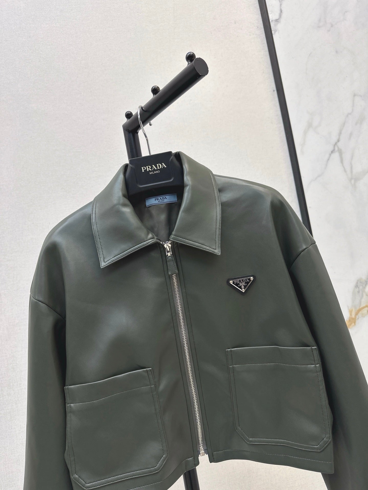 Pra NEW PU leather jacket