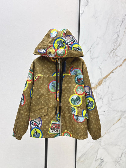 Louis NEW Letter Hoodie Jacket