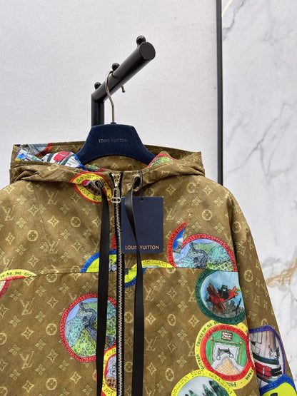 Louis NEW Letter Hoodie Jacket