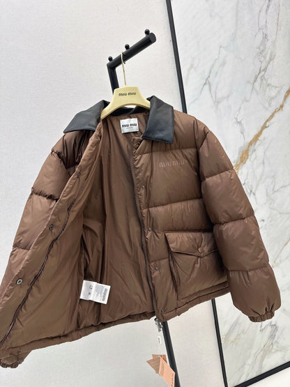 Miu NEW Patchwork Down Jacket