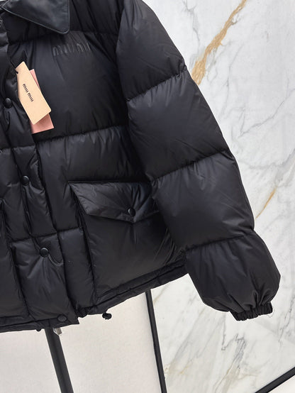 Miu NEW Patchwork Down Jacket