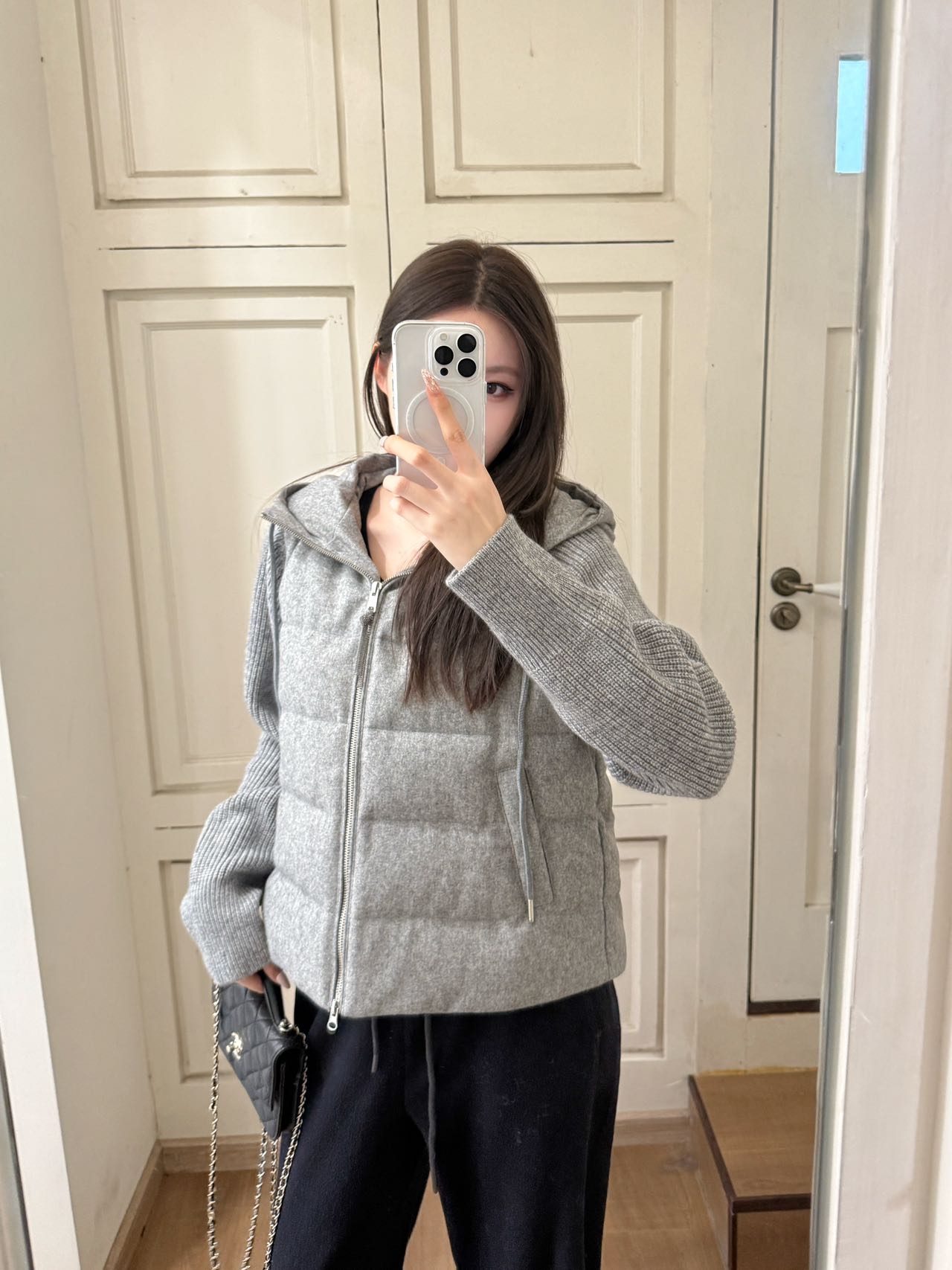 Brune NEW Hooded down jacket