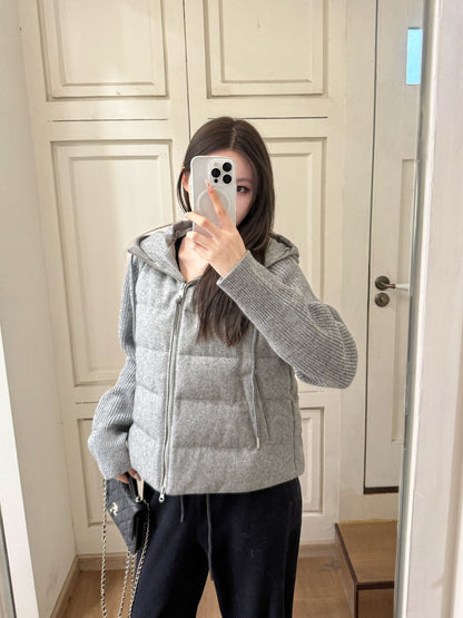 Brune NEW Hooded down jacket