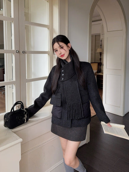 Max NEW Patchwork down jacket