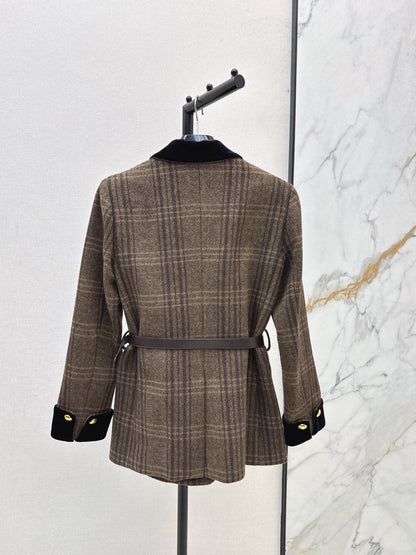 Ce1i NEW Plaid blazer