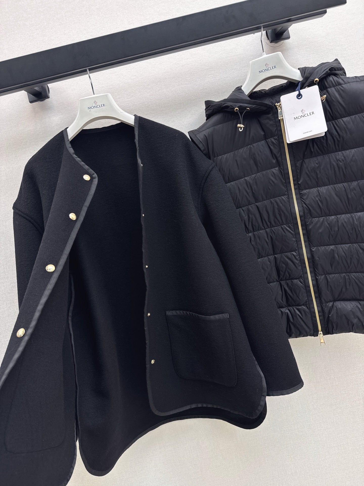 Monc NEW Two-piece coat and vest