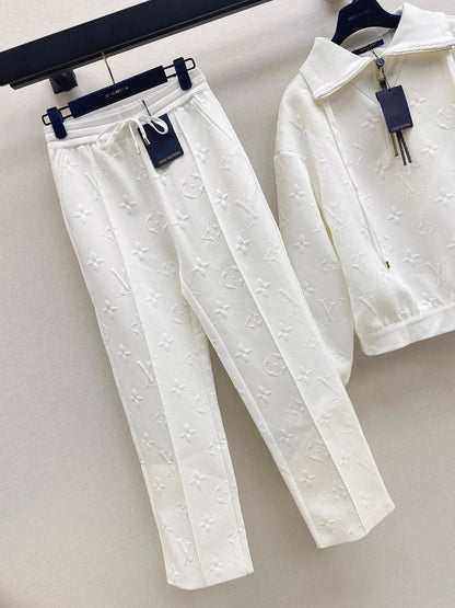 Louis NEW Letter-embossed sweatpants