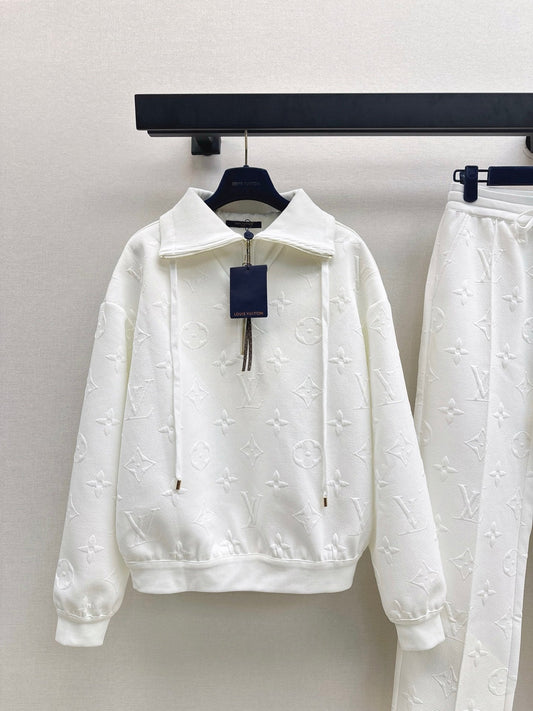 Louis NEW Letter-embossed sweatshirt