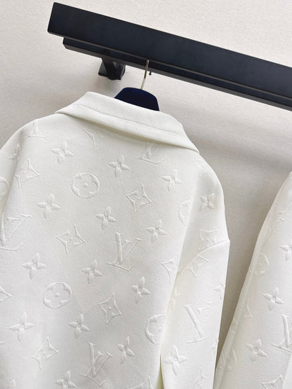 Louis NEW Letter-embossed sweatshirt