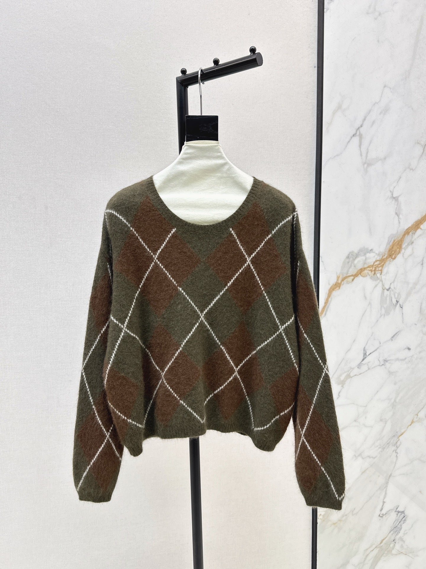 Loro NEW Plaid sweater