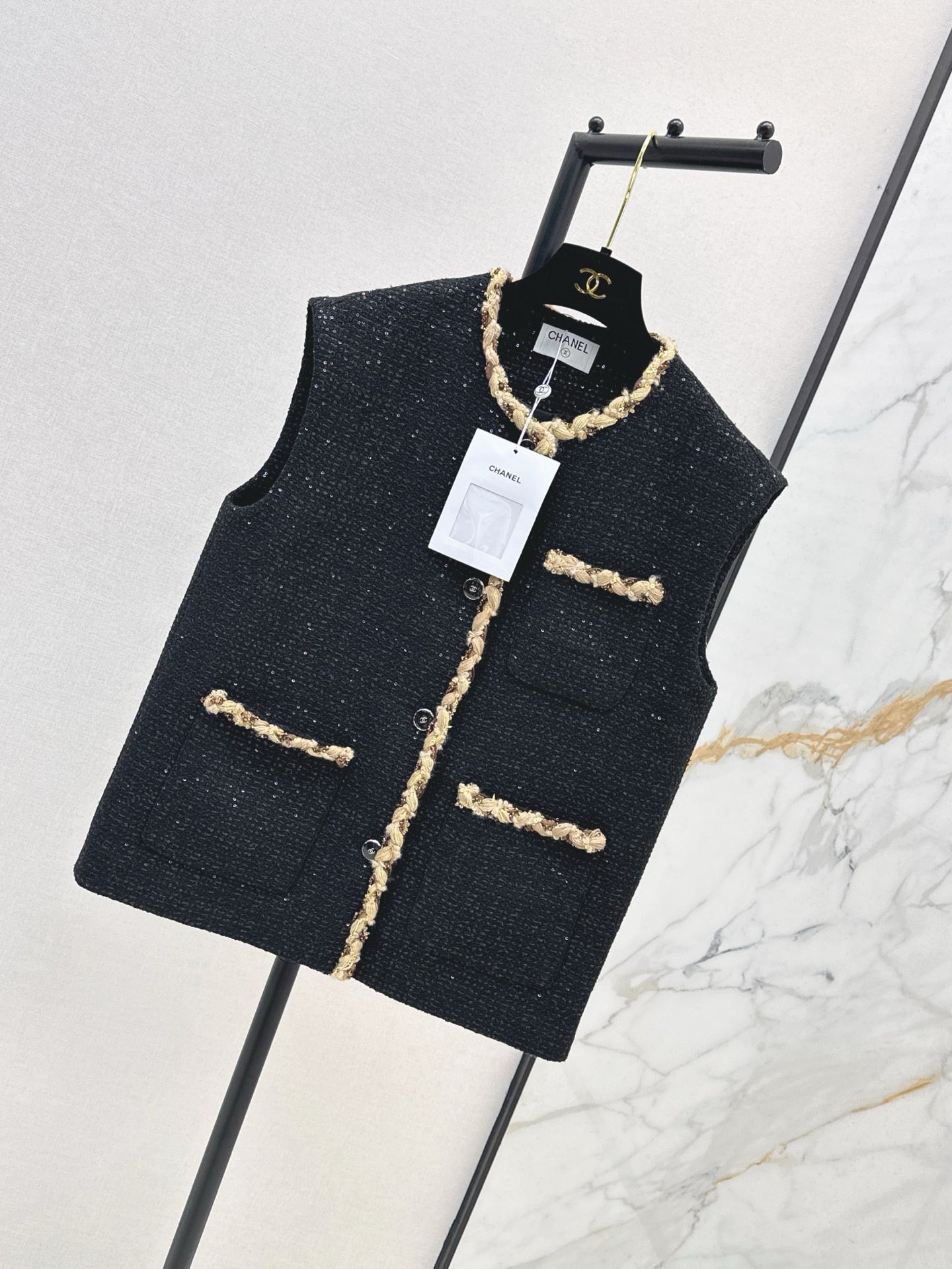 Chan NEW woven vest