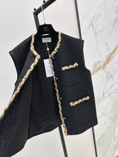 Chan NEW woven vest