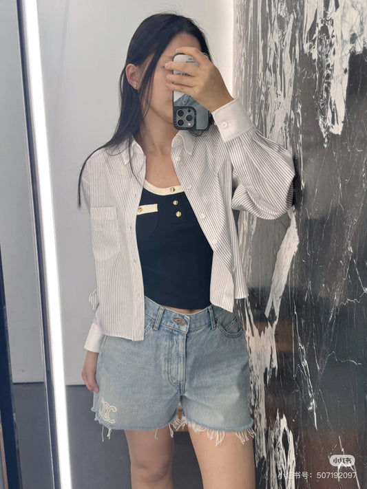 Ce1n NEW striped shirt