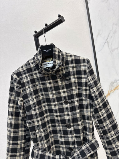 Saint NEW plaid coat