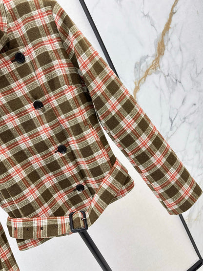 Saint NEW plaid coat