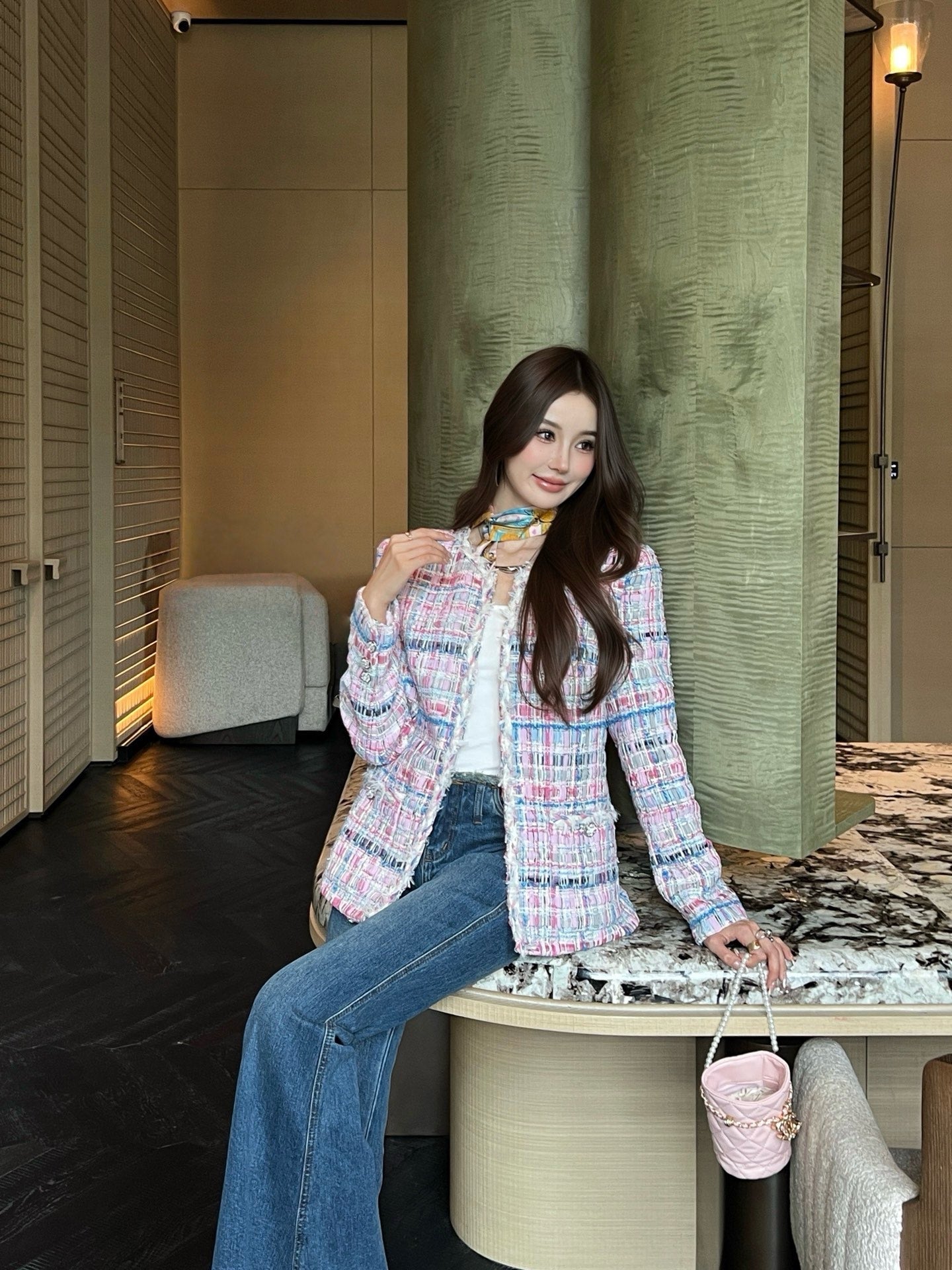 Chan NEW woven jacket