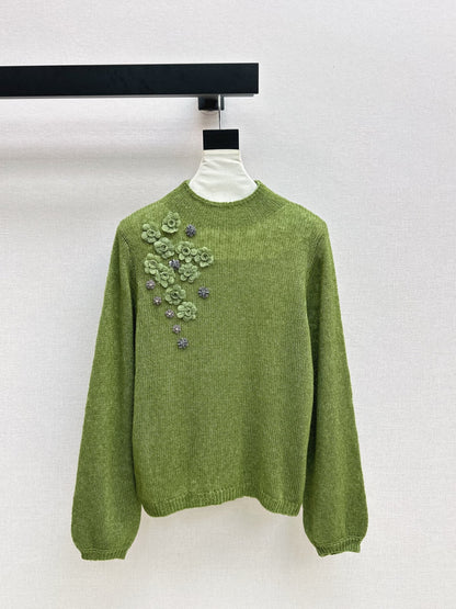 Chan NEW floral sweater
