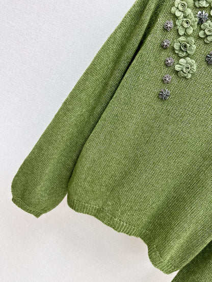 Chan NEW floral sweater