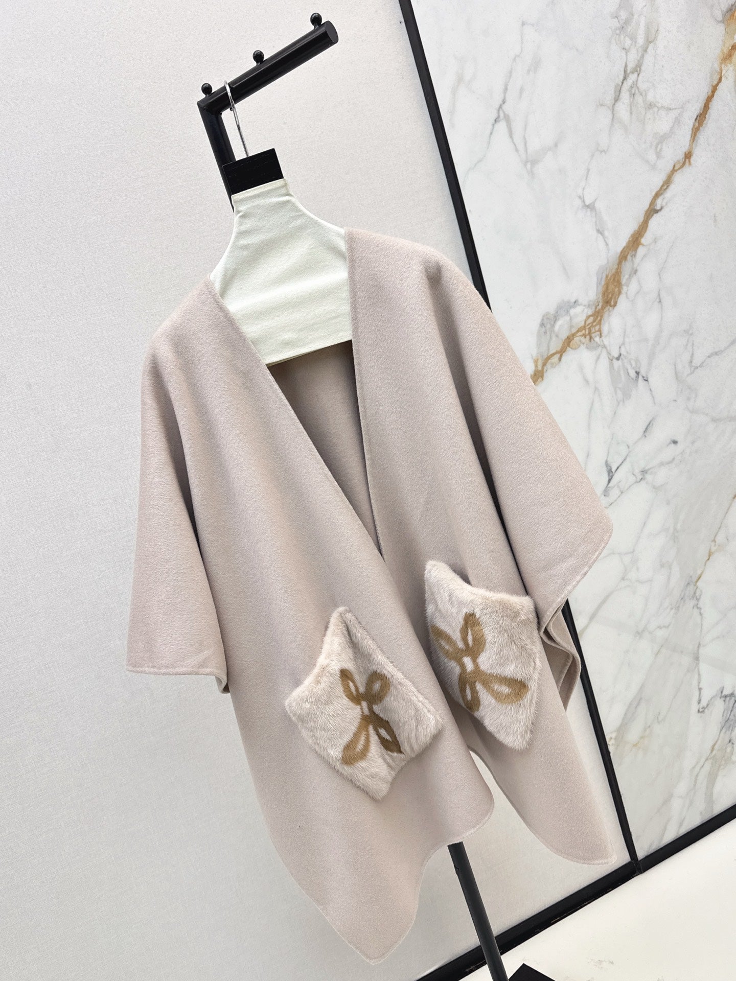 Loro NEW wool cape coat